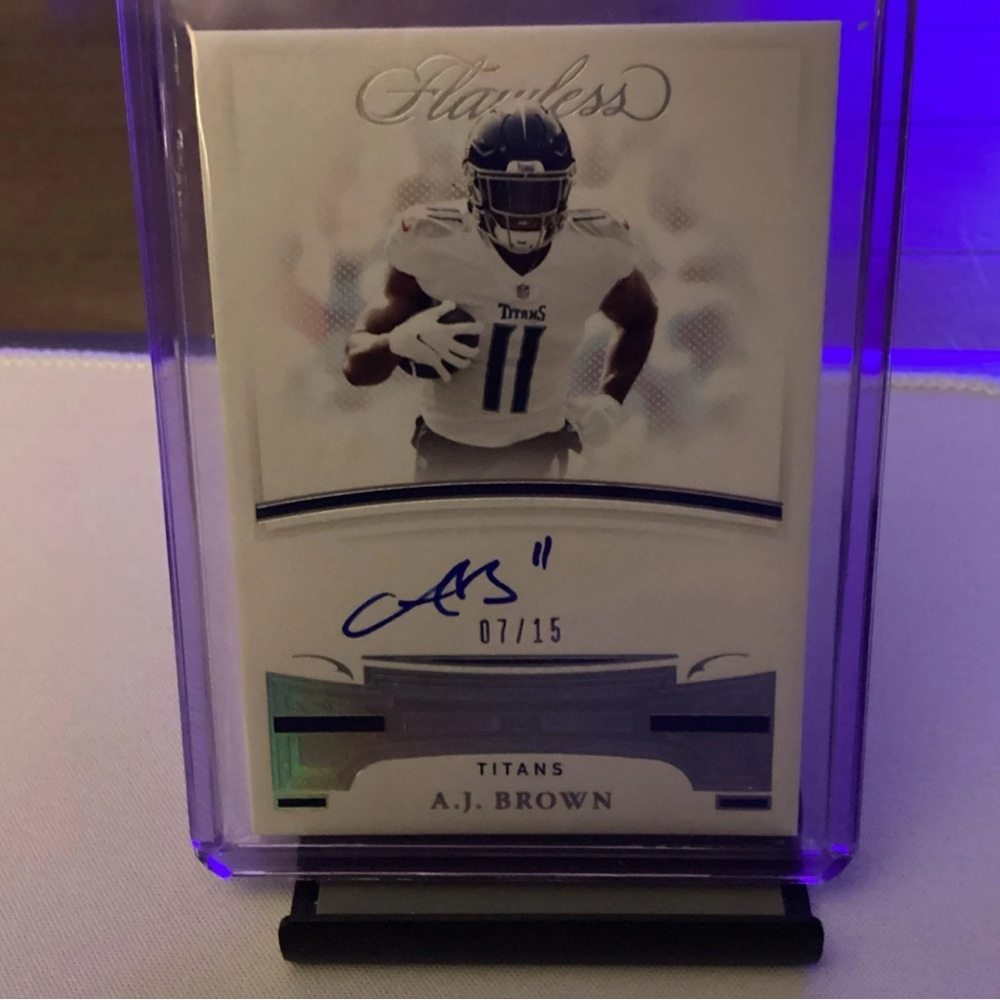 Topps Flawless Trading Card - Blue and White